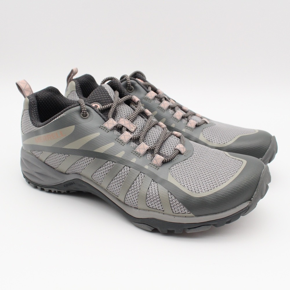 Merrell Siren Edge Q2 Hiking Shoes Womens Size 8.5 Gray Lace Up